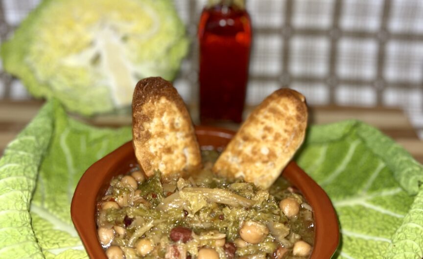 Zuppa di ceci e verza