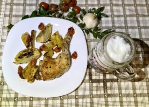 Pollo e patate al forno