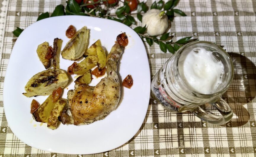 Pollo e patate al forno