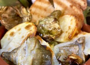 Carciofi e patate al forno