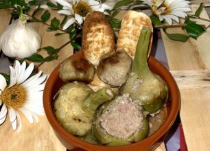 Carciofi ripieni di carne macinata