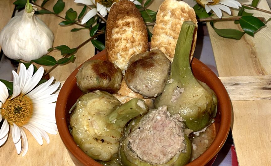 Carciofi ripieni di carne macinata